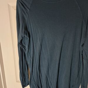 Teal Long Sleeve Underscrub Shirt